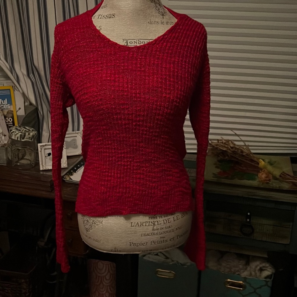 COPY - Red dressy sweater